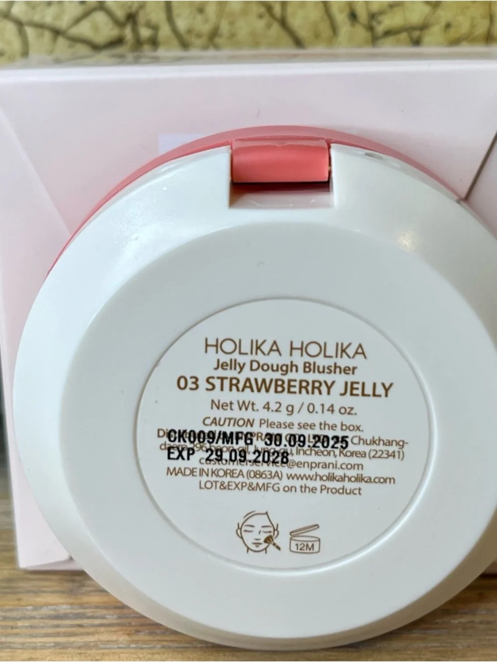 Holika Holika Jelly Dough Blusher - 03 Strawberry Jelly (K-Beauty)